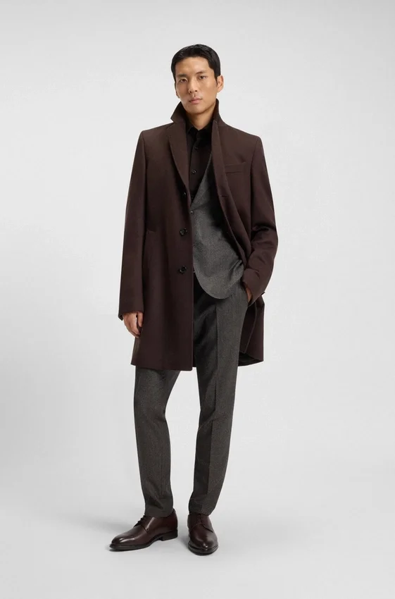 Grained-leather Derby shoes with cap toe Grained-leather Derby shoes with cap toe
