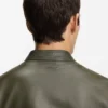 Grained-leather jacket in a slim fit Grained-leather jacket in a slim fit