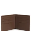 Grained-leather wallet with logo lettering Grained-leather wallet with logo lettering