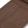 Grained-leather wallet with logo lettering Grained-leather wallet with logo lettering