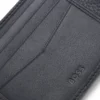 Grained-leather wallet with logo lettering Grained-leather wallet with logo lettering