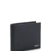 Grained-leather wallet with logo lettering Grained-leather wallet with logo lettering