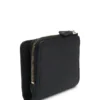 Grained-leather wallet with metallic logo lettering Grained-leather wallet with metallic logo lettering