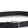 Grainy embossed-leather belt with brushed metal hardware Grainy embossed-leather belt with brushed metal hardware