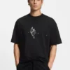 Graphic-artwork T-shirt in cotton jersey