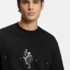 Graphic-artwork T-shirt in cotton jersey