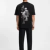 Graphic-artwork T-shirt in cotton jersey