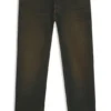 Green-cast regular-fit jeans in rigid denim Green-cast regular-fit jeans in rigid denim