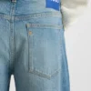 Green-cast tapered-fit jeans in stretch denim Green-cast tapered-fit jeans in stretch denim