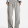Grey baggy-fit jeans in stonewashed denim Grey baggy-fit jeans in stonewashed denim