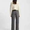 Grey boyfriend-fit jeans in rigid denim Grey boyfriend-fit jeans in rigid denim
