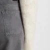 Grey boyfriend-fit jeans in rigid denim Grey boyfriend-fit jeans in rigid denim