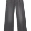 Grey boyfriend-fit jeans in rigid denim Grey boyfriend-fit jeans in rigid denim