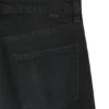 Grey boyfriend-fit jeans in rigid denim
