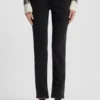 Grey slim-fit jeans in stretch denim