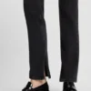 Grey slim-fit jeans in stretch denim