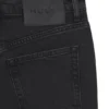 Grey slim-fit jeans in stretch denim