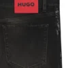 Grey tapered-fit jeans in stretch denim