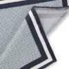 Hand-made pocket square in silk