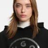 Happy-HUGO hoodie in cotton terry