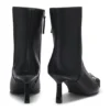Hardware-trim ankle boots in faux leather Hardware-trim ankle boots in faux leather