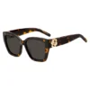 Havana-acetate sunglasses with Double B monogram