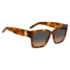 Havana-acetate sunglasses with Double B monogram