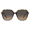 Havana-acetate sunglasses with gold-tone temples