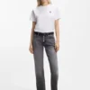 Heart-logo T-shirt in cotton jersey
