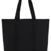 Heart-logo tote bag in cotton canvas