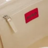 Heart-logo tote bag in cotton canvas