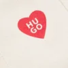 Heart-logo tote bag in cotton canvas