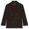 Herringbone modern-fit jacket in stretch dobby