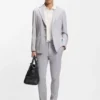 Herringbone regular-fit jacket in a cotton blend