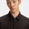 Herringbone slim-fit jacket in performance-stretch cloth