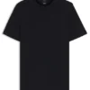 Herringbone-structure T-shirt in cotton