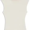 High-neck top in matte fabric