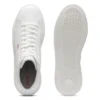 High-top sneakers in faux leather