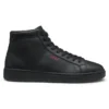 High-top sneakers in faux leather