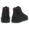 High-top sneakers in faux leather