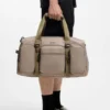 Holdall with silicone-print logo
