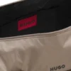 Holdall with silicone-print logo