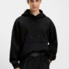 HUGO x apoh ballerina-artwork hoodie in cotton terry HUGO x apoh ballerina-artwork hoodie in cotton terry