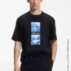 HUGO x Jujutsu Kaisen T-shirt with character print HUGO x Jujutsu Kaisen T-shirt with character print
