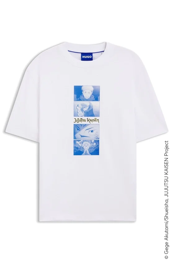HUGO x Jujutsu Kaisen T-shirt with character print HUGO x Jujutsu Kaisen T-shirt with character print