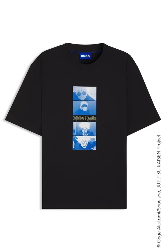 HUGO x Jujutsu Kaisen T-shirt with character print HUGO x Jujutsu Kaisen T-shirt with character print