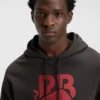 HUGO x RB bull-graphic hoodie in cotton terry