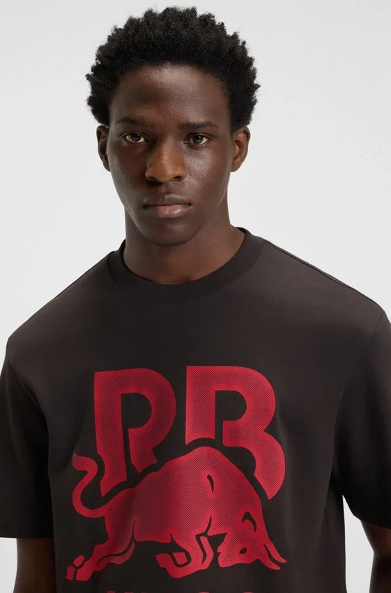 HUGO x RB bull-graphic T-shirt in cotton HUGO x RB bull-graphic T-shirt in cotton