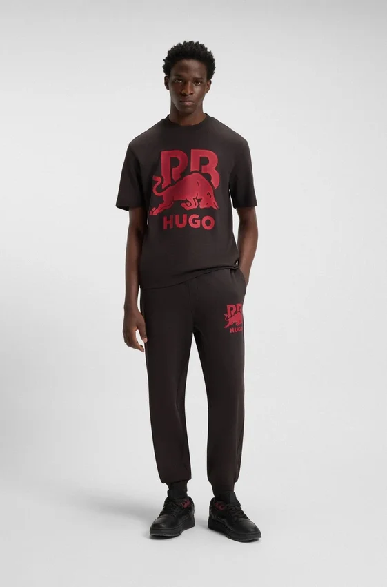HUGO x RB bull-graphic T-shirt in cotton HUGO x RB bull-graphic T-shirt in cotton