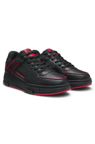HUGO x RB bull-motif sneakers with faux leather